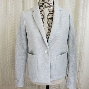 Gap Heather Gray Single Button Blazer Size 4